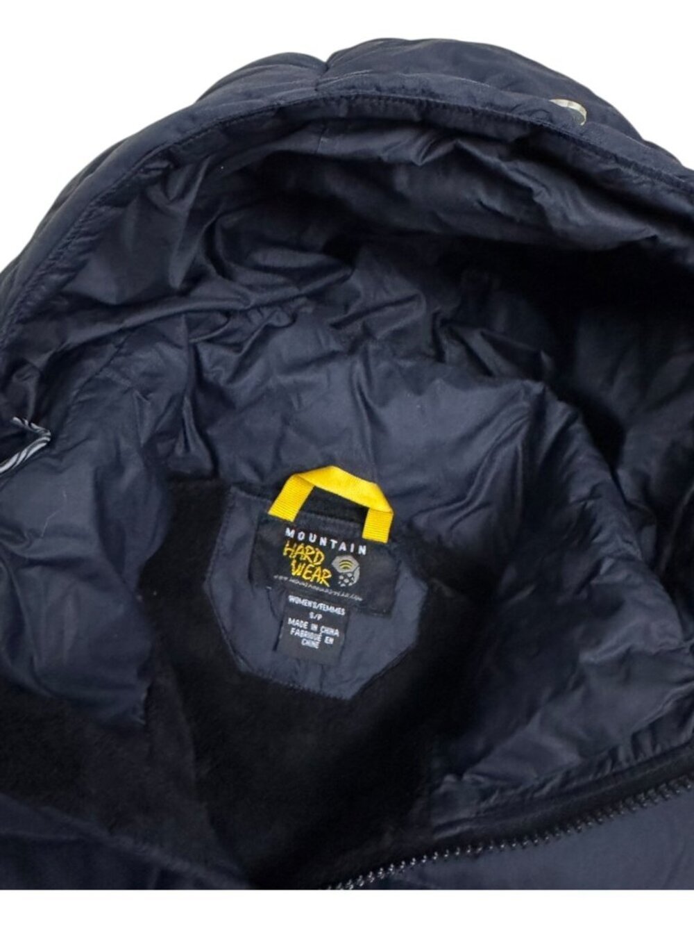 MOUNTAIN HARDWEAR Coat Down Fill Black Winter Long Puffer Parka Jacket Womens S - Picture 6 of 9
